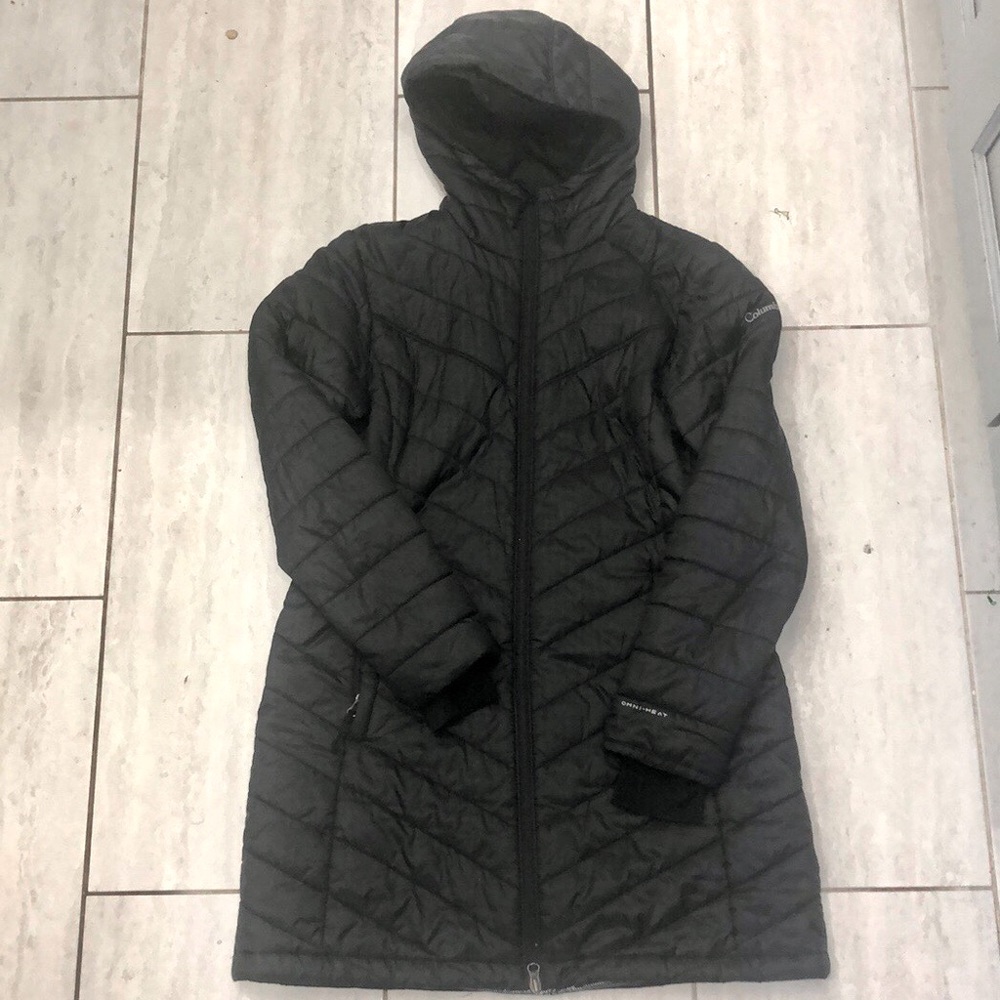 Columbia Women's Morning Light II Omni Heat Long Puffer Coat